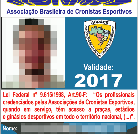 Credencial 2017 da ABRACE poderá ser solicitada até 15 de outubro