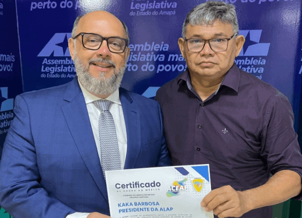 ACEAP entrega Comenda do Mérito Esportivo Orlando Santana ao Deputado Estadual Kaka Barbosa